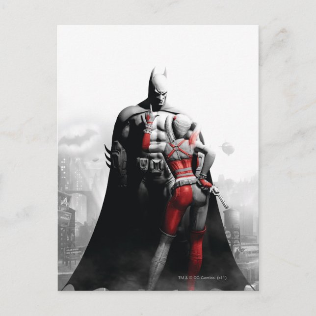 Batman & Harley Postcard (Front)