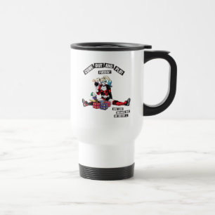 Batman Harley Quinn "Come Out And Play Puddin'" Travel Mug