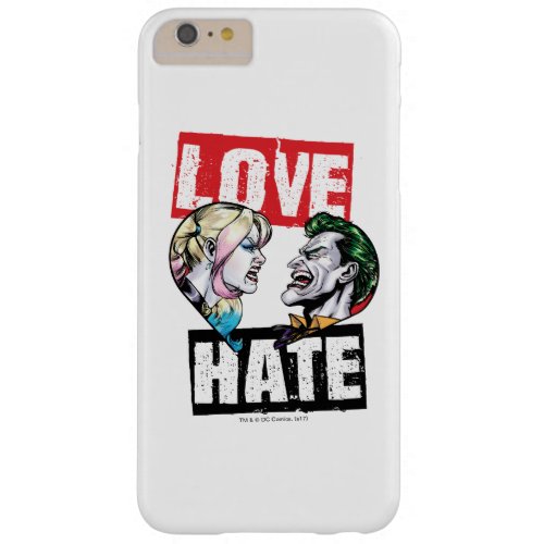 Batman  Harley Quinn  Joker LoveHate Barely There iPhone 6 Plus Case