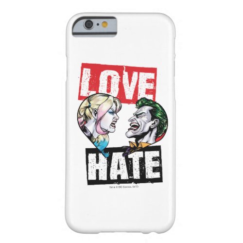 Batman  Harley Quinn  Joker LoveHate Barely There iPhone 6 Case
