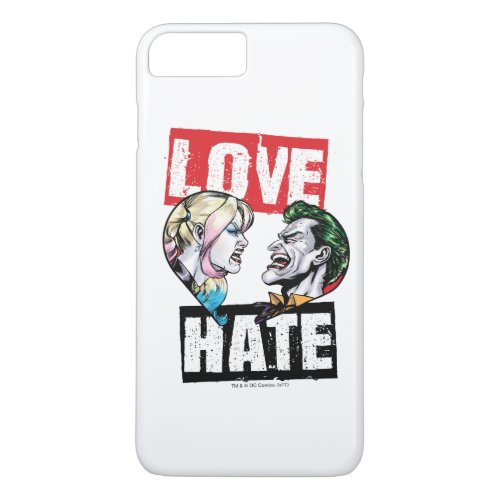 Batman  Harley Quinn  Joker LoveHate iPhone 8 Plus7 Plus Case