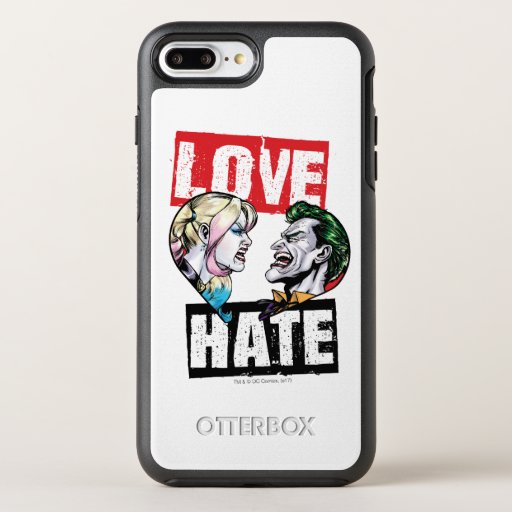 Batman | Harley Quinn & Joker Love/Hate OtterBox Symmetry iPhone 8 Plus/7 Plus Case