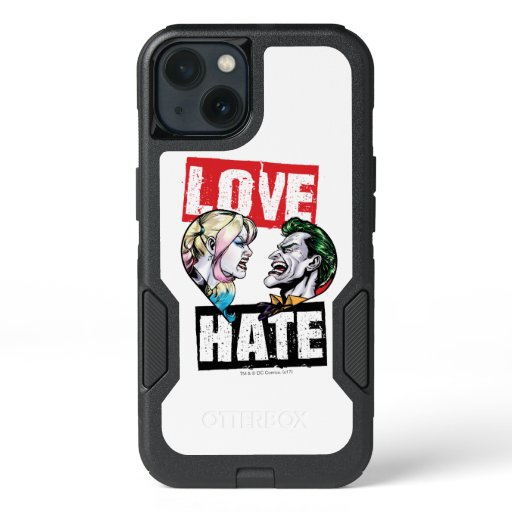 Batman | Harley Quinn & Joker Love/Hate iPhone 13 Case