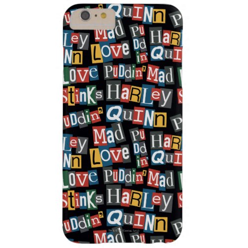 Batman  Harley Quinn Ransom Note Style Pattern Barely There iPhone 6 Plus Case