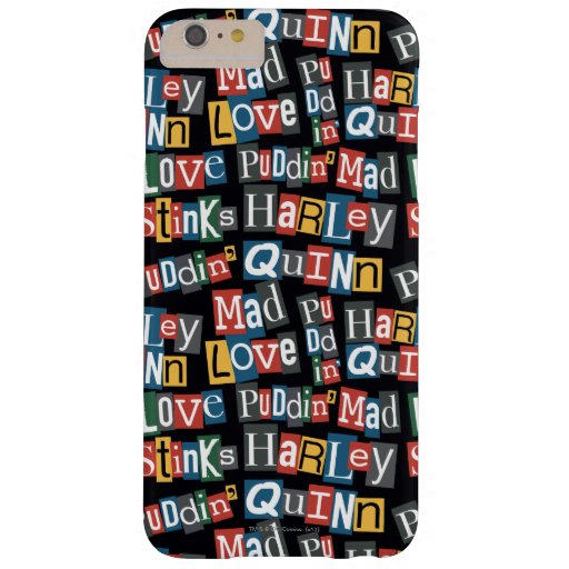 Batman | Harley Quinn Ransom Note Style Pattern Barely There iPhone 6 Plus Case