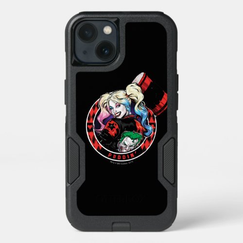 Batman  Harley Quinn Winking With Mallet iPhone 13 Case