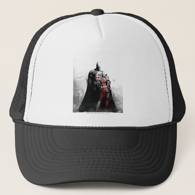 Batman & Harley Trucker Hat (Front)