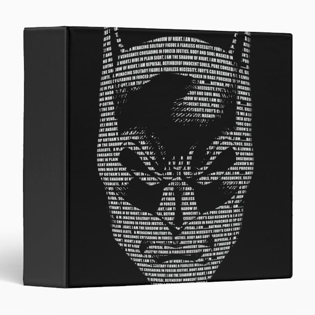 Batman Head Mantra Binder (Front/Spine)