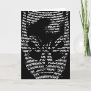 Batman Head Mantra Card