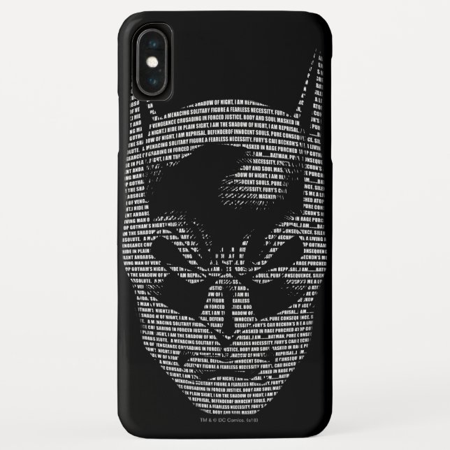 Batman Head Mantra Case-Mate iPhone Case (Back)
