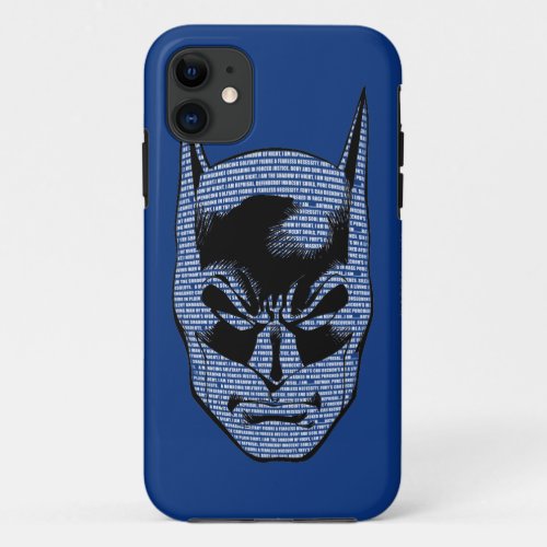 Batman Head Mantra iPhone 11 Case