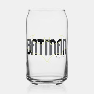 Batman Hi-Tech Name Graphic Can Glass