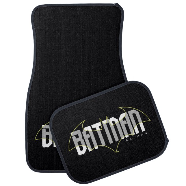 Batman Hi-Tech Name Graphic Car Floor Mat (Set)