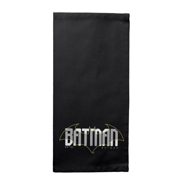 Batman Hi-Tech Name Graphic Cloth Napkin (Half Fold)
