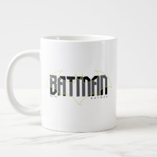 Batman Hi-Tech Name Graphic Giant Coffee Mug