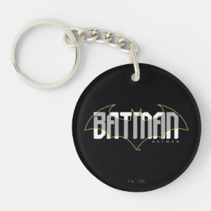 Batman Hi-Tech Name Graphic Keychain