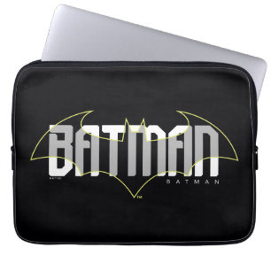 Batman Hi-Tech Name Graphic Laptop Sleeve