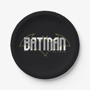 Batman Hi-Tech Name Graphic Paper Plates