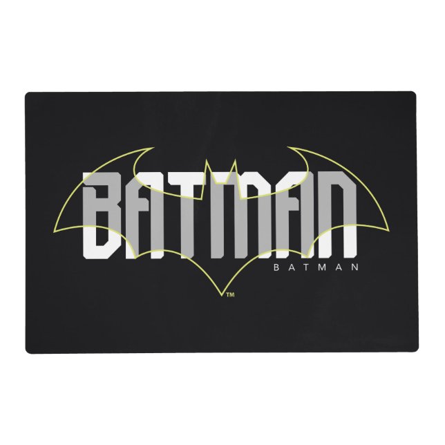 Batman Hi-Tech Name Graphic Placemat (Front)
