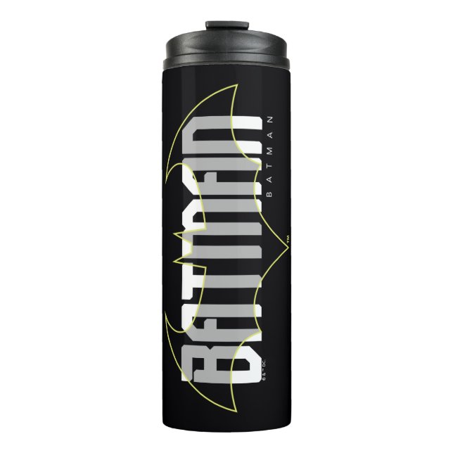 Batman Hi-Tech Name Graphic Thermal Tumbler (Front)