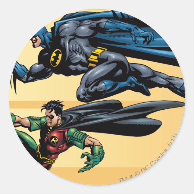 Batman Hyperdrive - 19B Classic Round Sticker (Front)