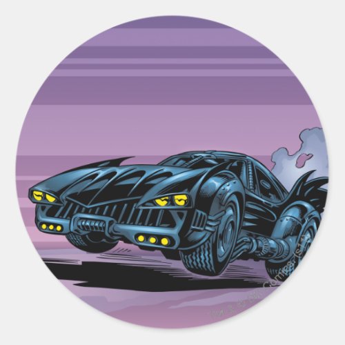 Batman Hyperdrive _ 24A Classic Round Sticker