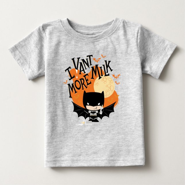 Batman | I Vant More Milk Baby T-Shirt (Front)