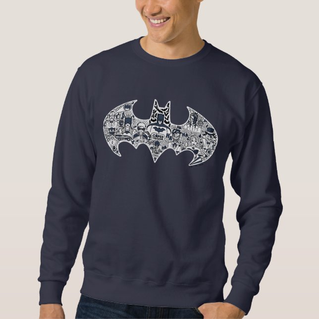 Batman Icon Doodle Art Sweatshirt (Front)