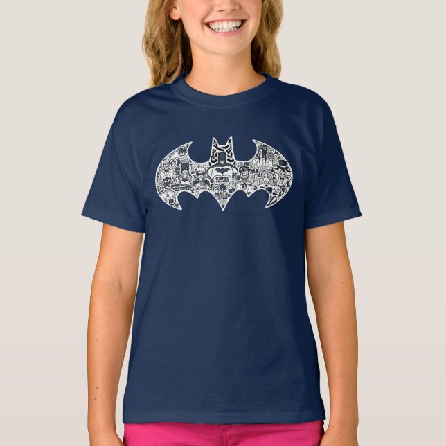Batman Icon Doodle Art T-Shirt (Front)