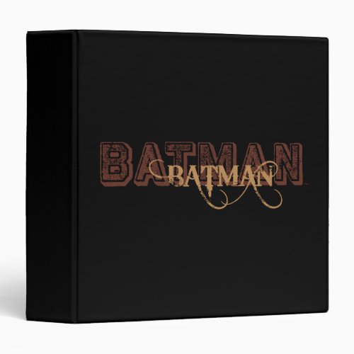 Batman Image 12 3 Ring Binder