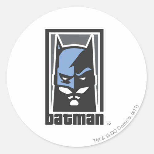 Batman Image 63 Classic Round Sticker