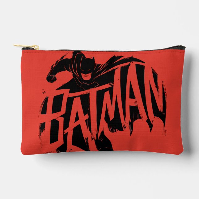 Batman Ink Brush Name Accessory Pouch (Front)