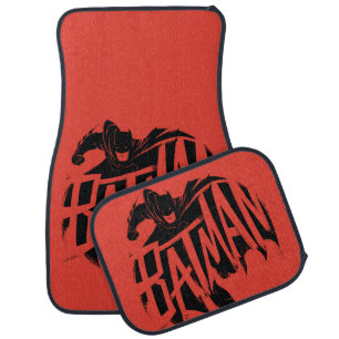 Batman Ink Brush Name Car Floor Mat