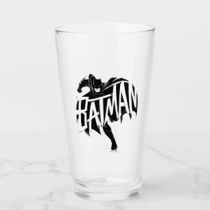 Batman Ink Brush Name Glass