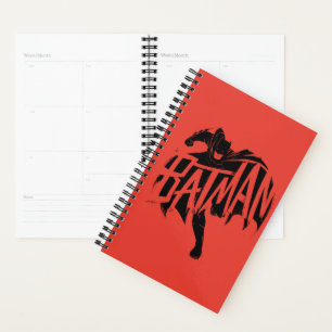 Batman Ink Brush Name Planner