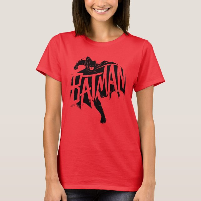 Batman Ink Brush Name T-Shirt (Front)