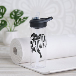 Batman Ink Brush Name Water Bottle