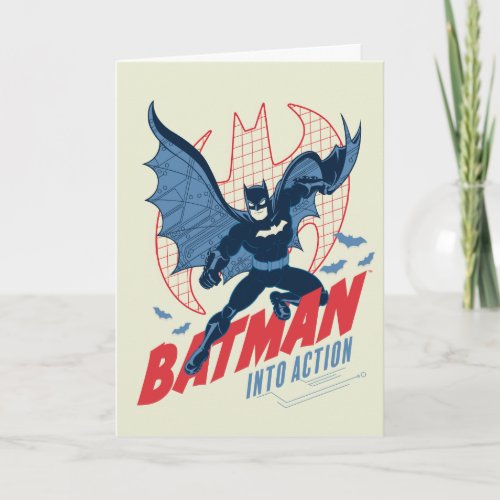 Batman Into Action Card