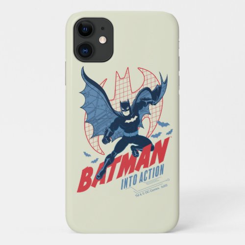 Batman Into Action iPhone 11 Case