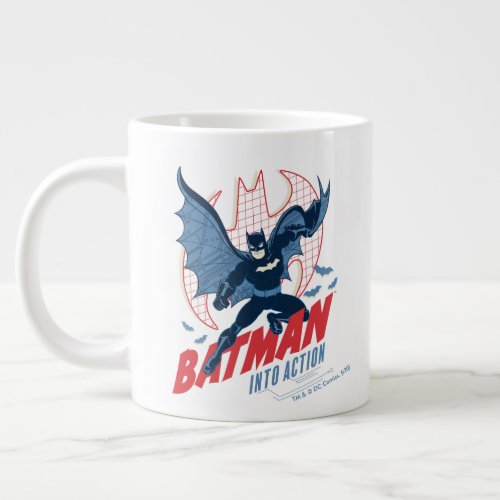 Batman Into Action Giant Coffee Mug