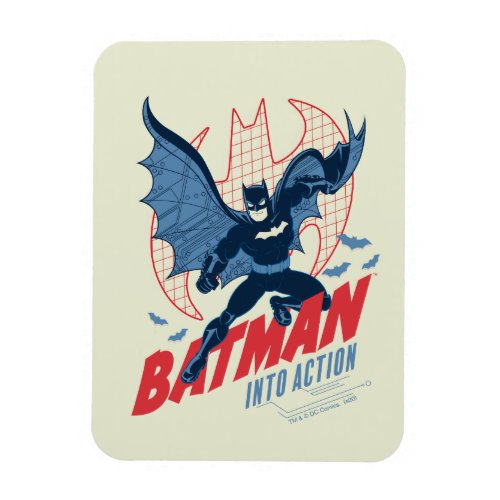 Batman Into Action Magnet
