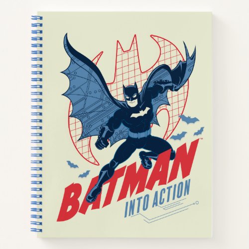 Batman Into Action Notebook