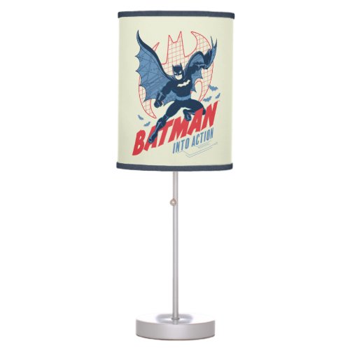 Batman Into Action Table Lamp