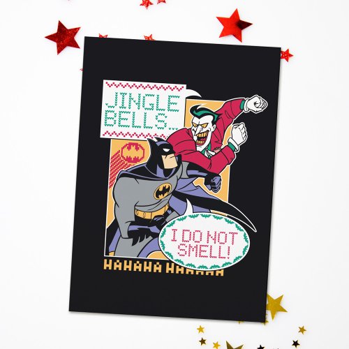 Batman  Jingle Bells I Do Not Smell Holiday Card