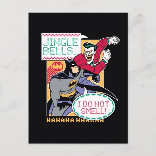 Batman  Jingle Bells I Do Not Smell Postcard