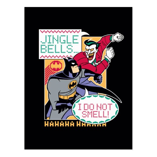 Batman Jingle Bells, I Do Not Smell! Postcard