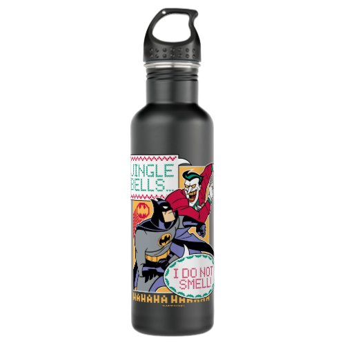 Batman  Jingle Bells I Do Not Smell Stainless Steel Water Bottle