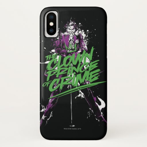 Batman | Joker Clown Prince Of Crime Ink Art iPhone X Case