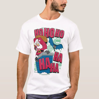 Batman | Joker Santa Claus Climbing Out Chimney T-Shirt