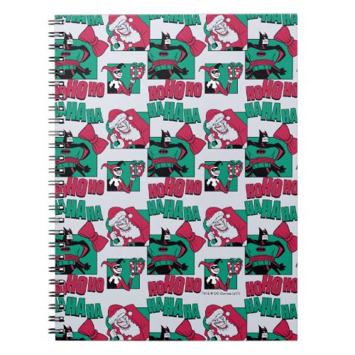 Batman  Joker Santa Pattern Notebook